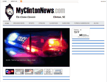 Tablet Screenshot of clintonchronicle.com